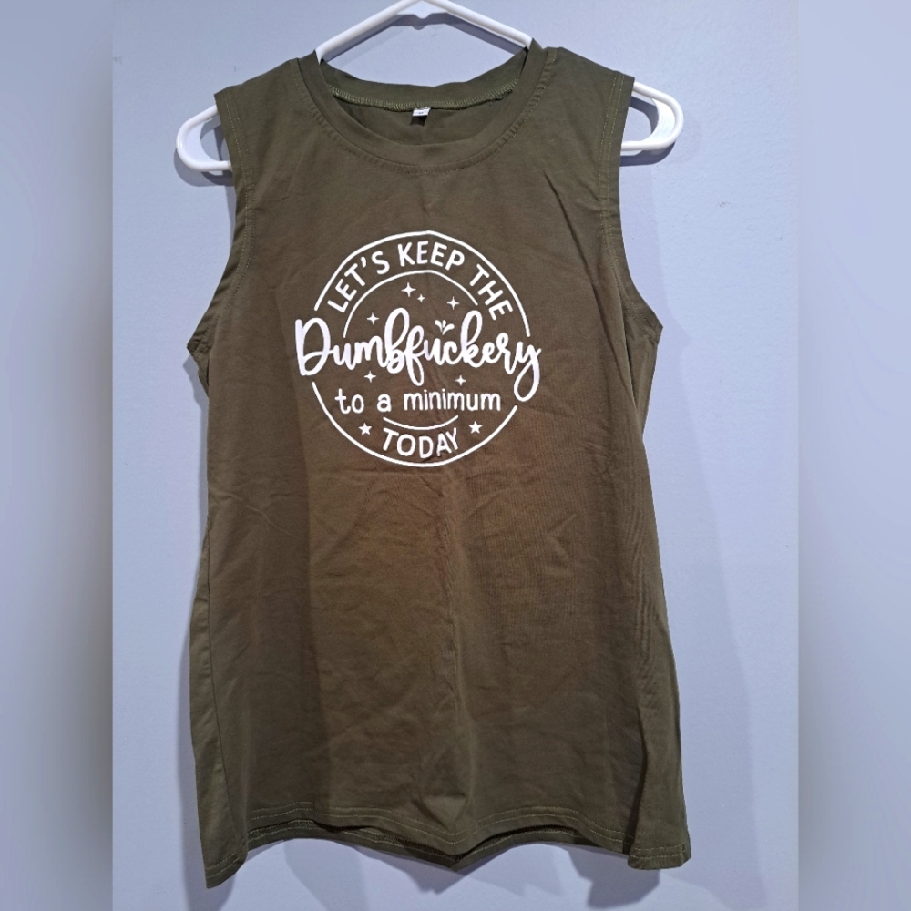 Army green summer tanktop